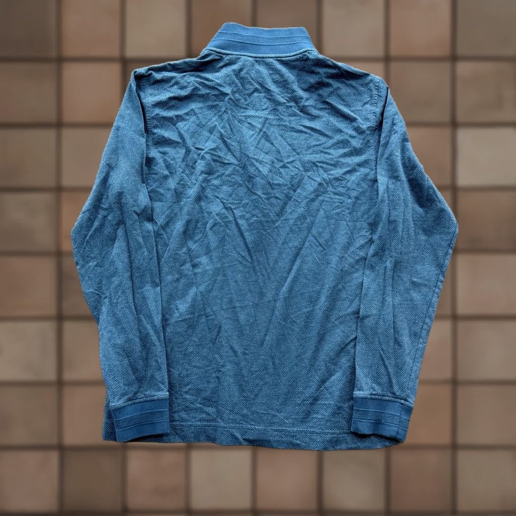 Robert Graham Robert Graham Pullover Shirt Men M 1/4 Zip Long Sleeve Cotton Preppy Blue Logo Embroidered Casual Athletic Outdoor 90s GOLF Walking Mens Size US M / EU 48-50 / 2 - 1 Thumbnail