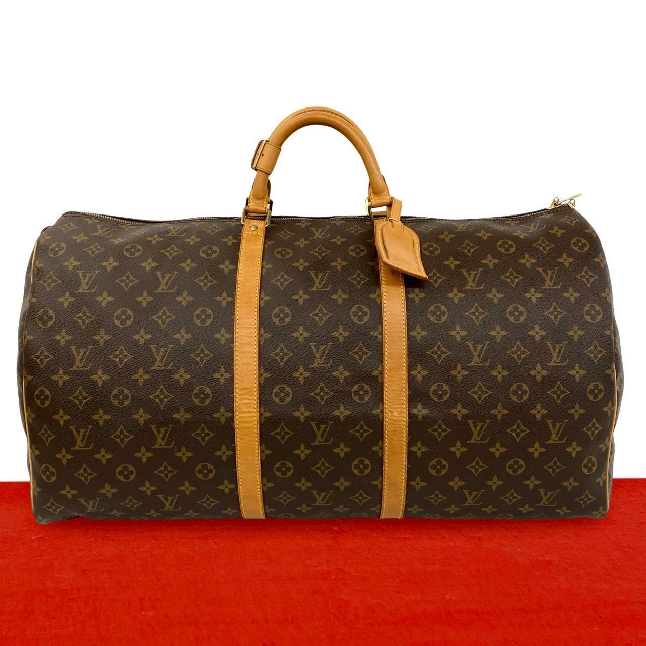 Louis Vuitton Louis Vuitton Louis Vuitton Monogram Travel Boston Bag Textile Travel Bag DUTY FREE for USA Size ONE SIZE - 1 Thumbnail