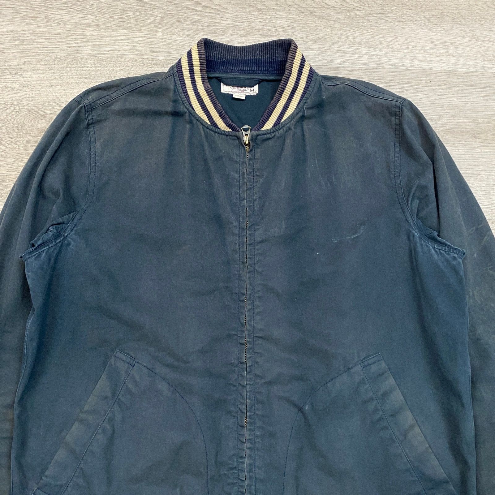 J.Crew × Wallace & Barnes Wallace & Barnes Baseball Bomber Jacket Men's M J. Crew Size US M / EU 48-50 / 2 - 2 Thumbnail