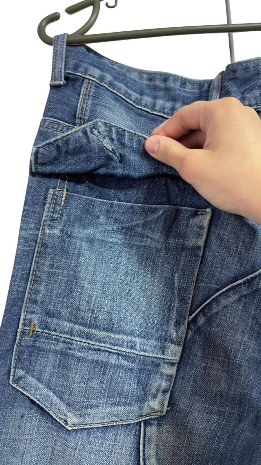 G-Star G-Star RAW 3301 Mens Cargo Jeans Vintage Wash Denim W32 L33 Size US 32 / EU 48 - 5 Thumbnail