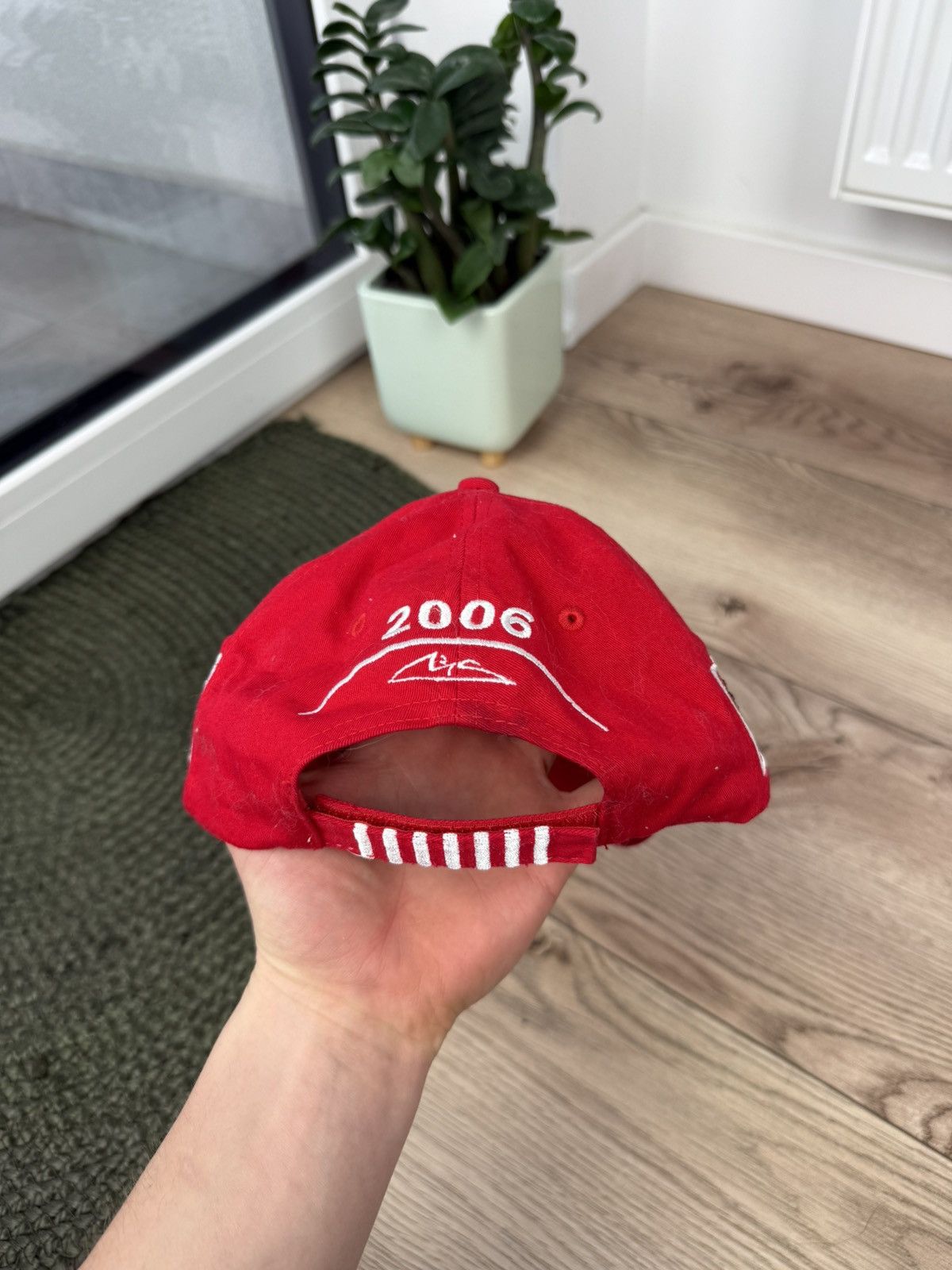 Ferrari 2006 F1 World Champion Michael Schumacher Ferrari Cap Size ONE SIZE - 7 Thumbnail