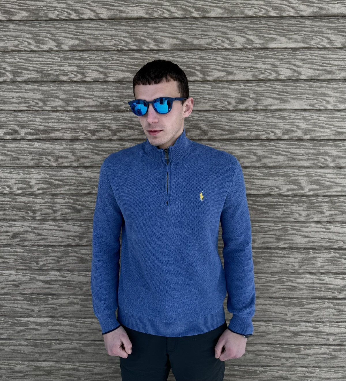 Polo Ralph Lauren Polo Ralph Lauren Sweater 1/4 Zip Knit Pullover Cotton Men M Size US M / EU 48-50 / 2 - 1 Thumbnail