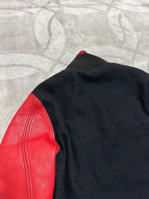 Jordan Brand Jordan Varsity Bomber Leather Jacket Letterman Wool 2010 S Size US S / EU 44-46 / 1 - 10 Thumbnail