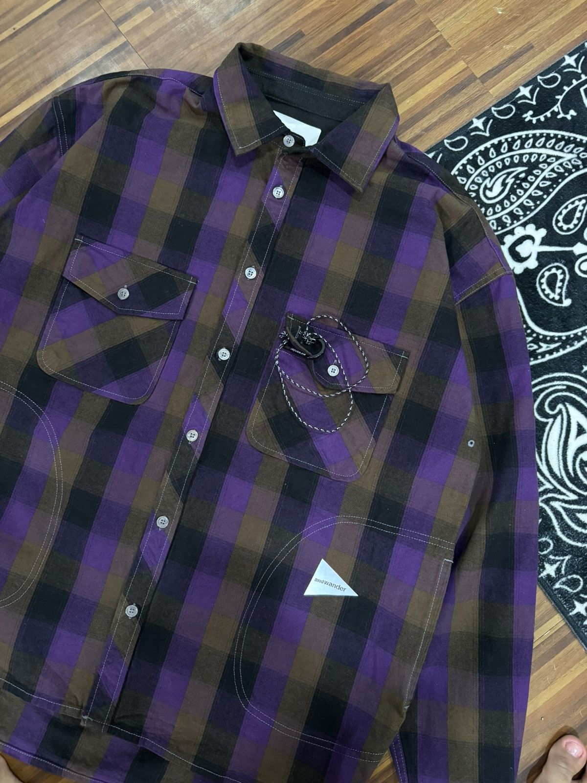 And Wander and wander thermonel check flannel Size US XL / EU 56 / 4 - 3 Thumbnail