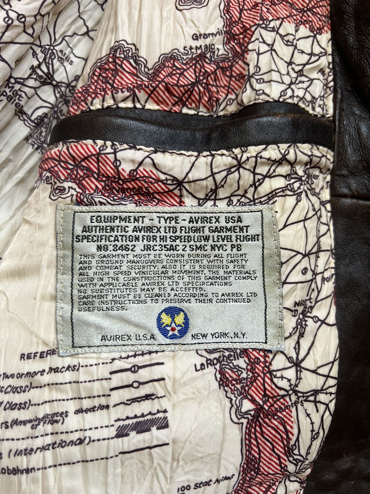 Avirex Avirex Flight Jacket Leather Glenn Miller’s Design Vintage Size US L / EU 52-54 / 3 - 14 Thumbnail