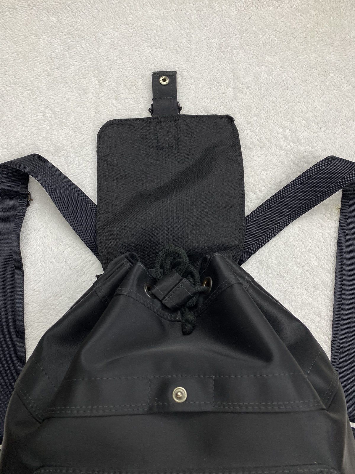 Yohji Yamamoto Y’saacs Pour Homme YOHJI YAMAMOTO Signature Nylon Backpack Size ONE SIZE - 4 Thumbnail