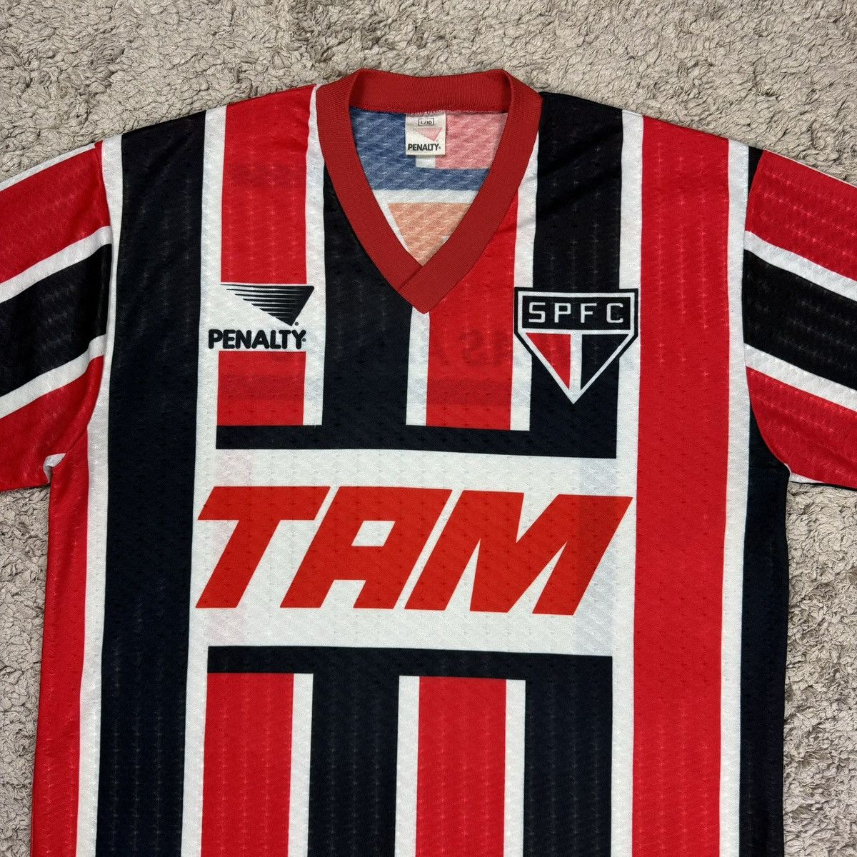 Penalty × Vintage Vintage Penalty Sao Paulo Jersey Size US L / EU 52-54 / 3 - 5 Thumbnail