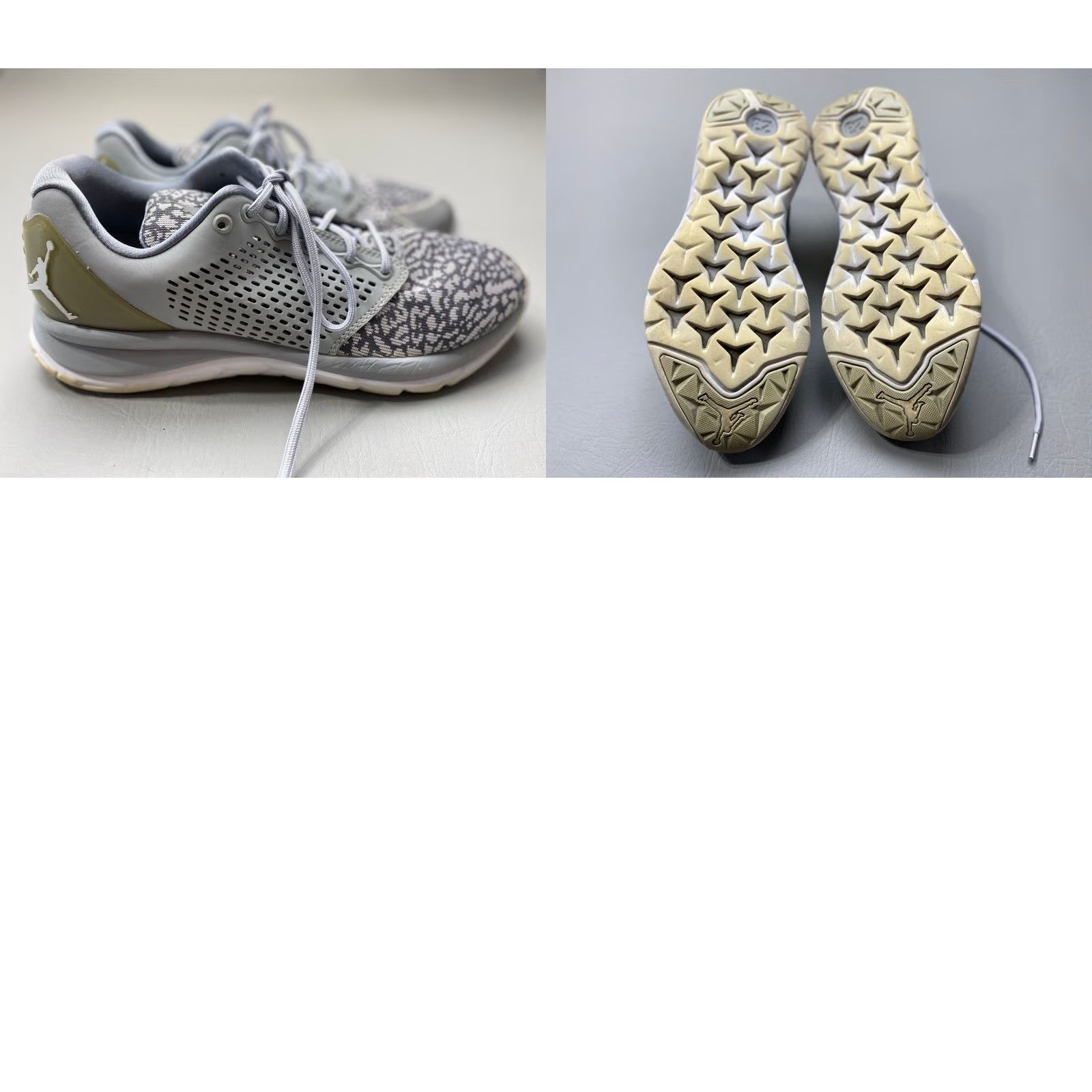 Jordan Brand Nike Air Jordan Trainer ST Wolf Grey Platinum Cement 820253-003 Size 10 Nike Jordan Trainer ST Wolf Grey 10 Mens Gray 2000s 2010s Sneakers Size US 10 / EU 43 - 8 Thumbnail