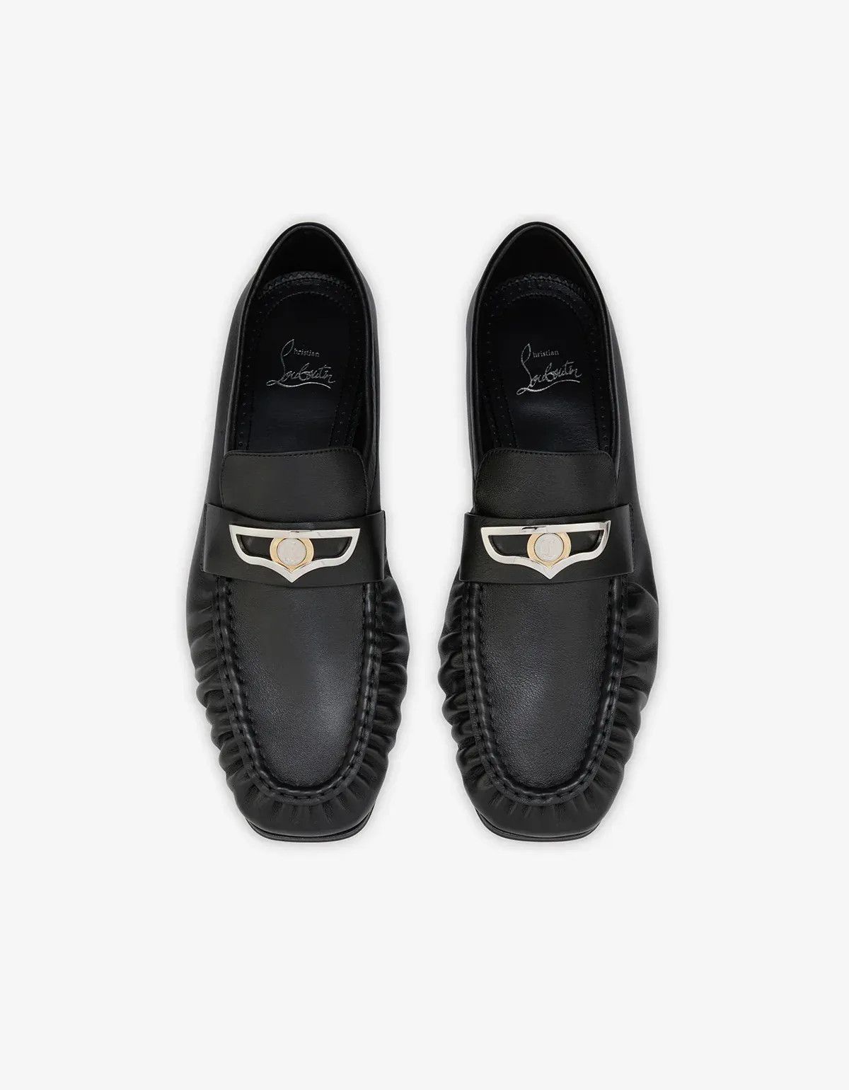 Christian Louboutin Christian Louboutin Black Mocallista Loafers Size US 10.5 / EU 43-44 - 4 Thumbnail