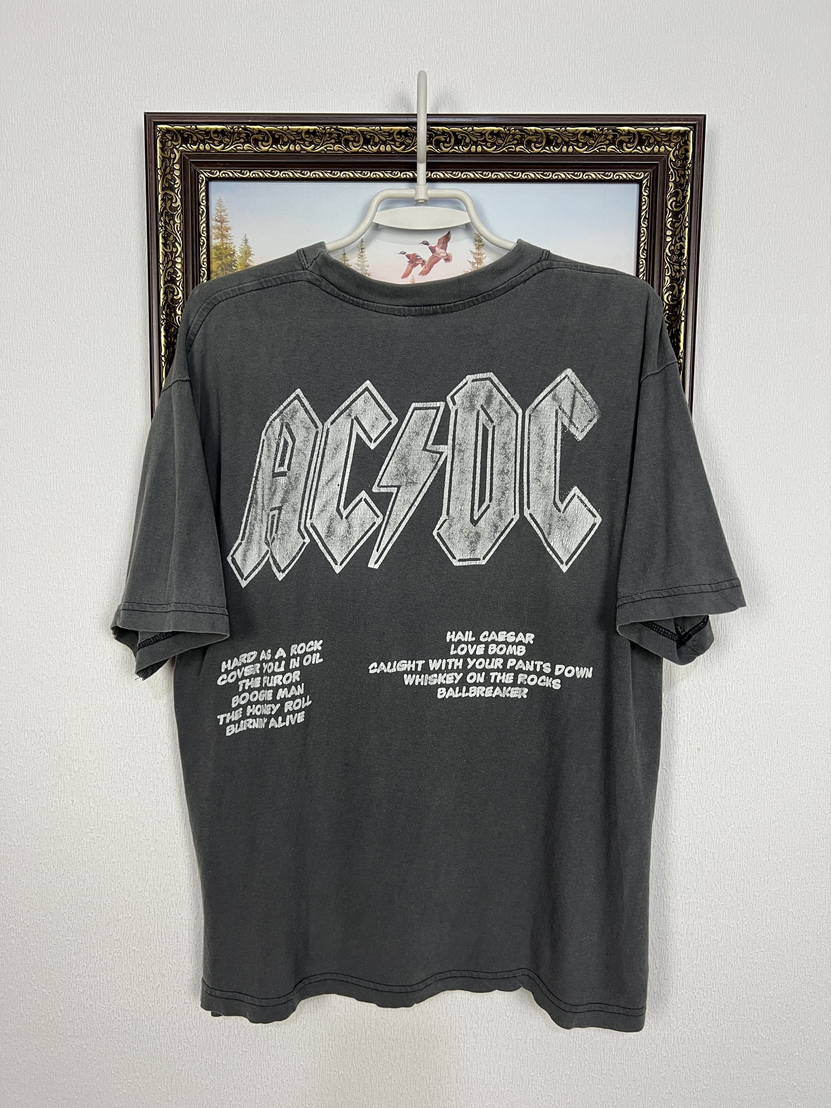 Vintage Vintage 90's Ac/Dc Ballbreaker Tour Concert Band Tee Shirt Size US M / EU 48-50 / 2 - 8 Thumbnail