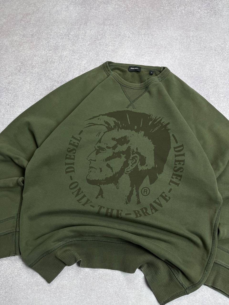 Diesel × Vintage Vintage Diesel Archival Big Logo Avantgarde Sweatshirt Y2K S Size US S / EU 44-46 / 1 - 2 Thumbnail
