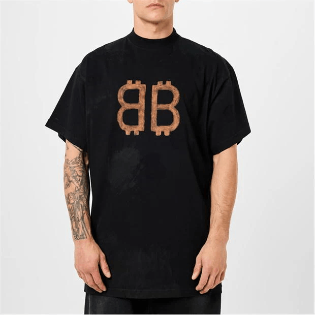 Balenciaga Crypto T-Shirt Size US L / EU 52-54 / 3 - 5 Thumbnail
