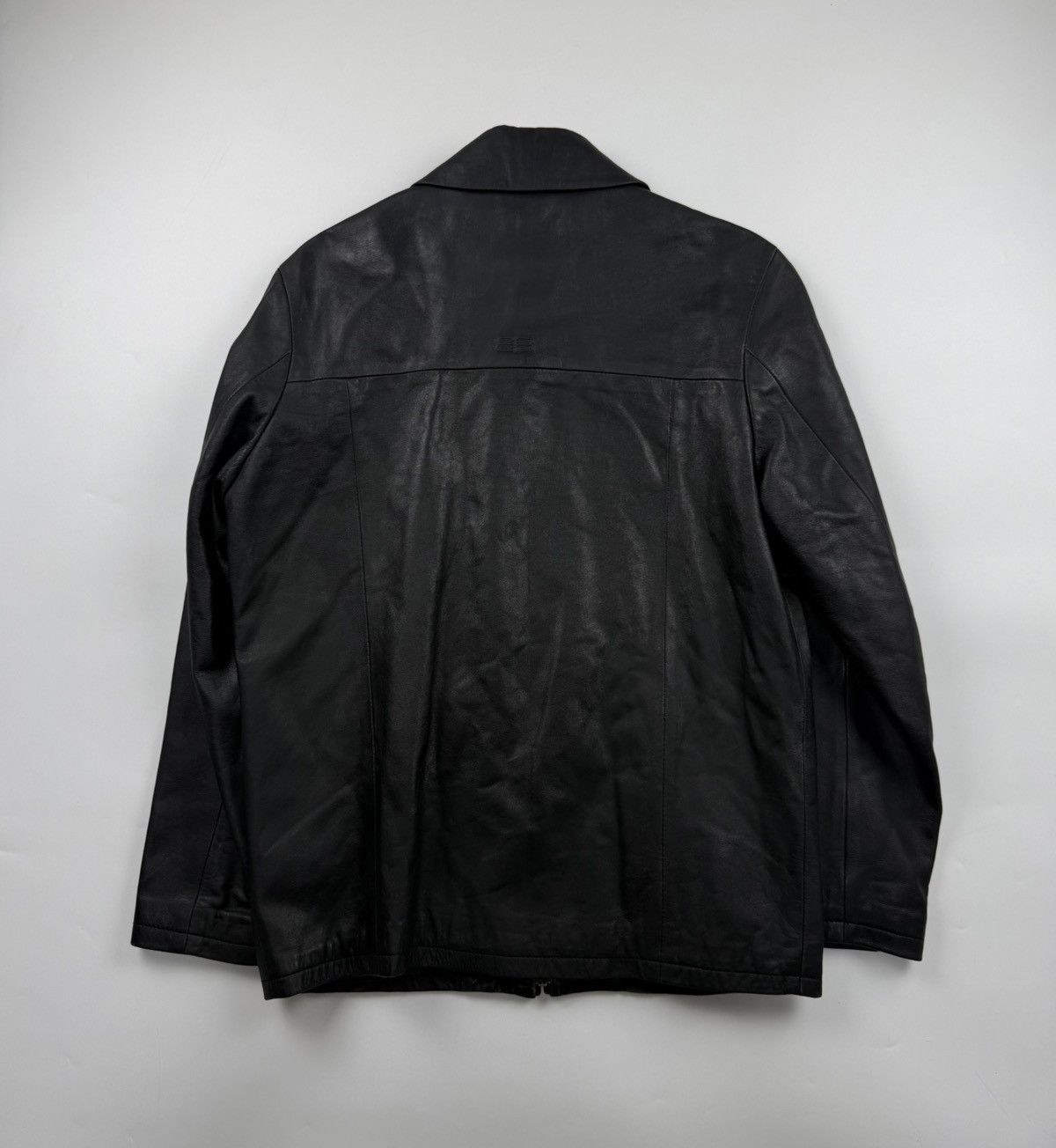 Balenciaga Vintage Balenciaga Zip Up Leather Jacket Size US M / EU 48-50 / 2 - 2 Thumbnail