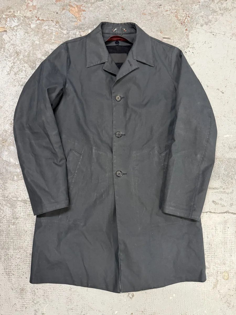 Prada 2000s Prada Black Imperial Premium Light Long Trench Jacket Size US M / EU 48-50 / 2 - 1 Thumbnail
