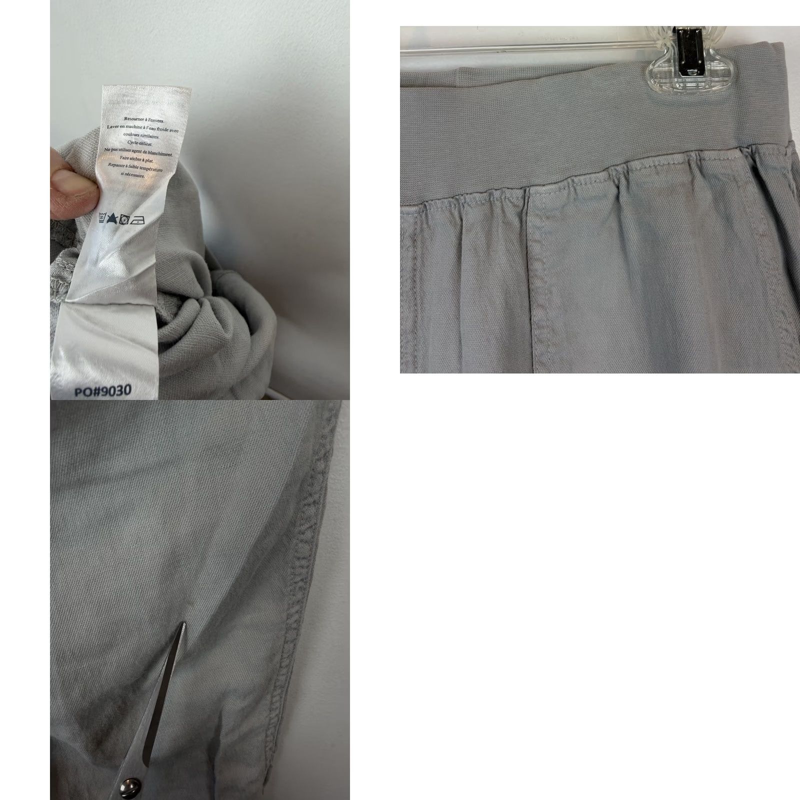 Faherty Faherty Pants Womens Small Gray Linen Tencel Blend Jogger Casual Small Gray Linen Tencel Blend Jogger Womens Size 28" / US 6 / IT 42 - 8 Thumbnail