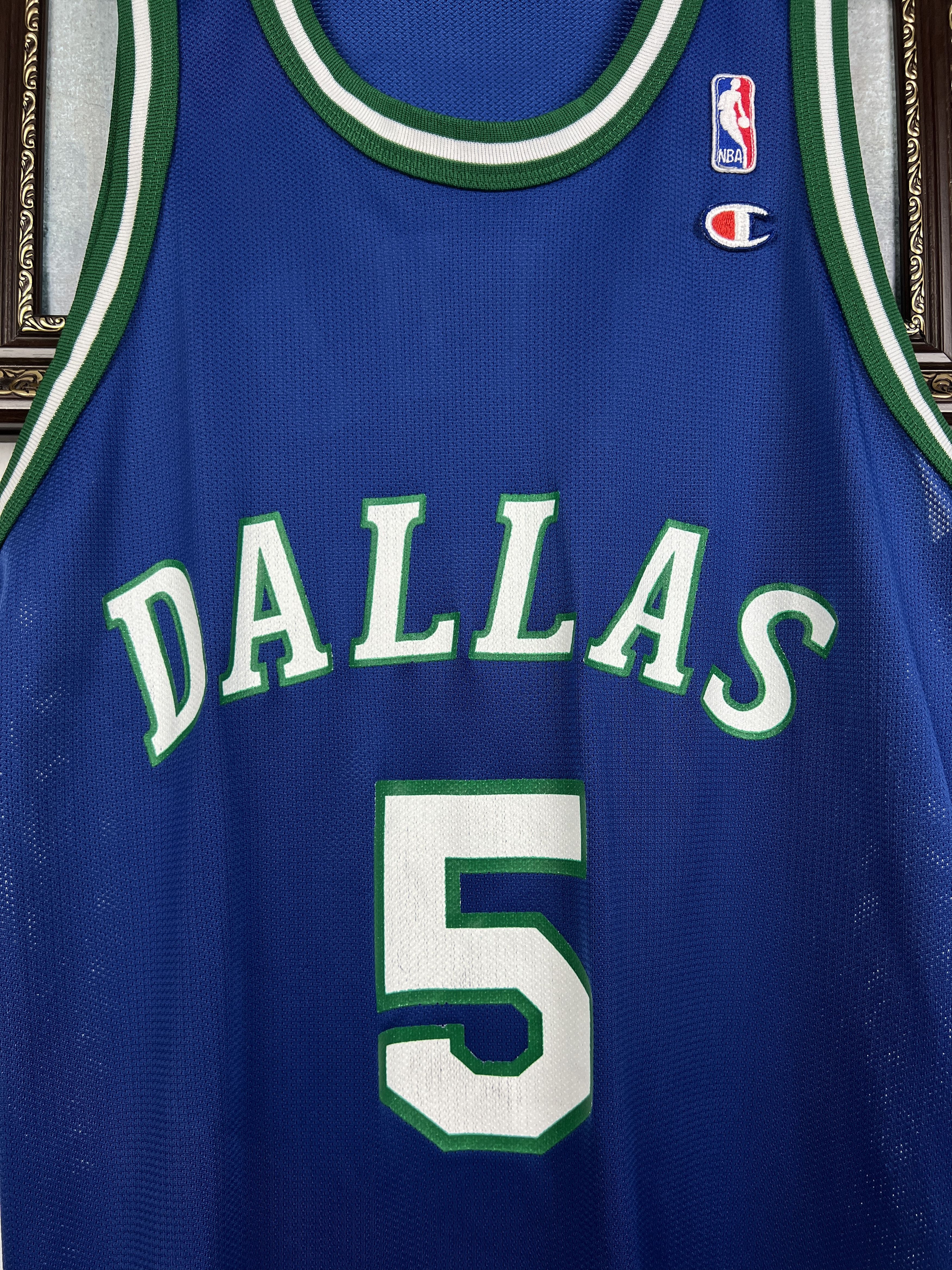 Champion Vintage 90's Jason Kidd Dallas Mavericks NBA Jersey Trikot Size US M / EU 48-50 / 2 - 3 Thumbnail