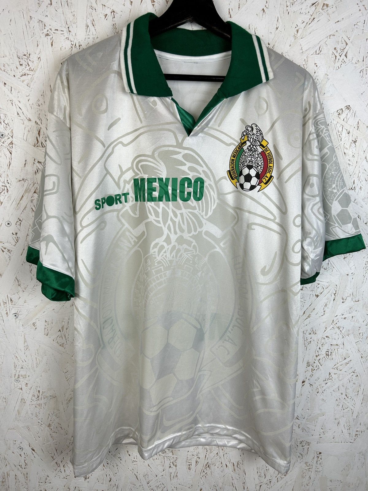 90s Vintage Mexico 1999 Home Bootleg Jersey Size XL