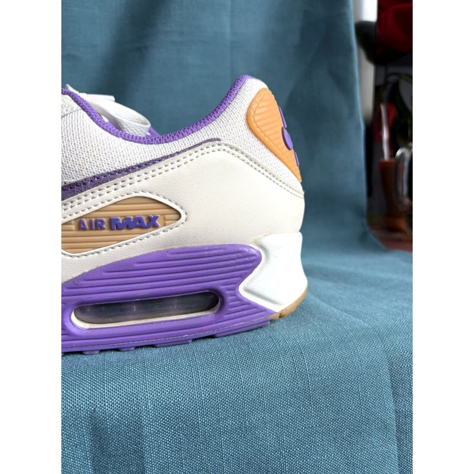 Nike Nike Air Max 90 Sneaker Mens Size 11.5 Sail Purple DM0029-102 Size US 12 / EU 45 - 3 Thumbnail