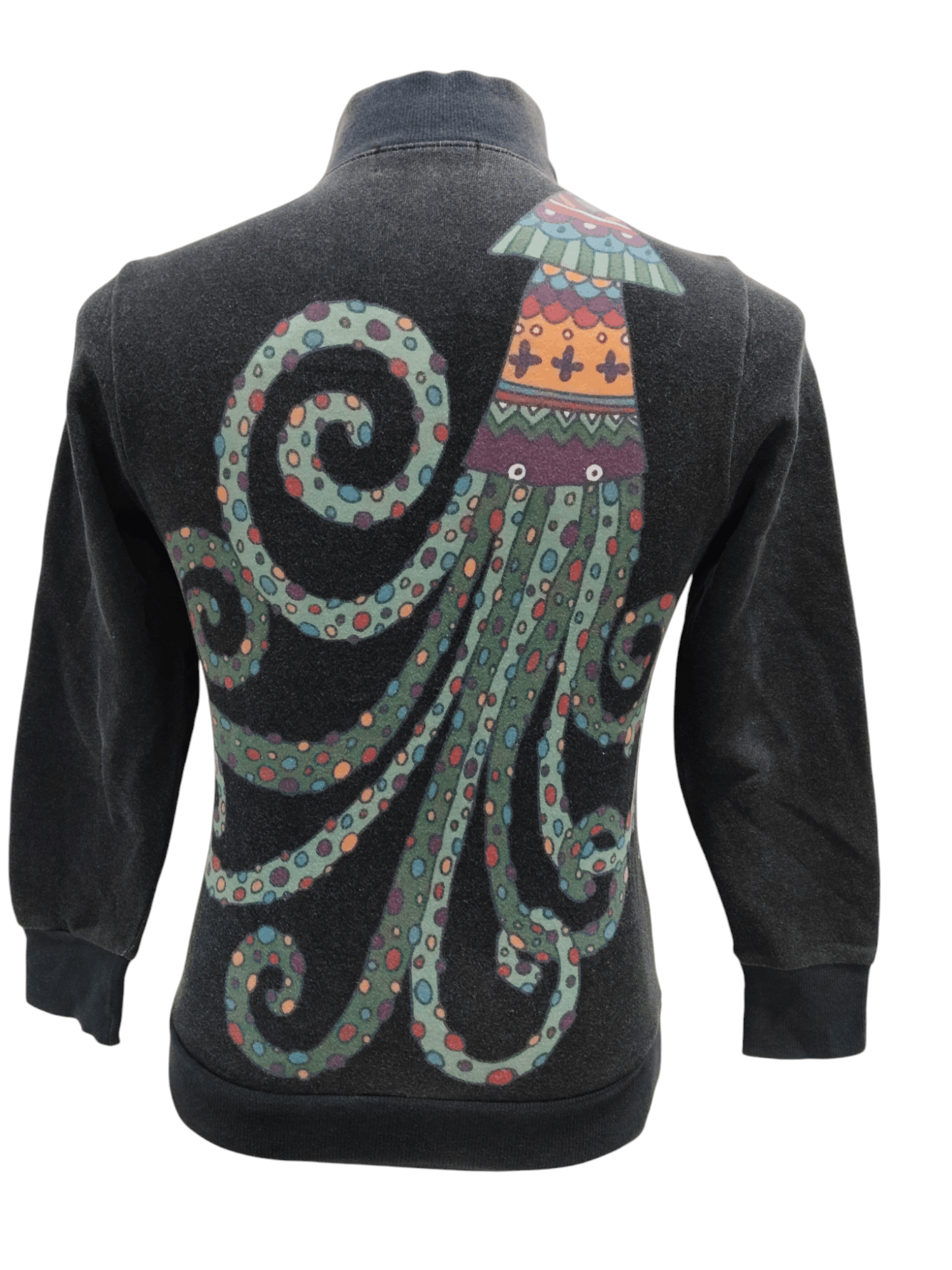 Manastash × Rosa Maria Vintage Art Mash Mania Zipper Sweatshirt Size US S / EU 44-46 / 1 - 3 Thumbnail