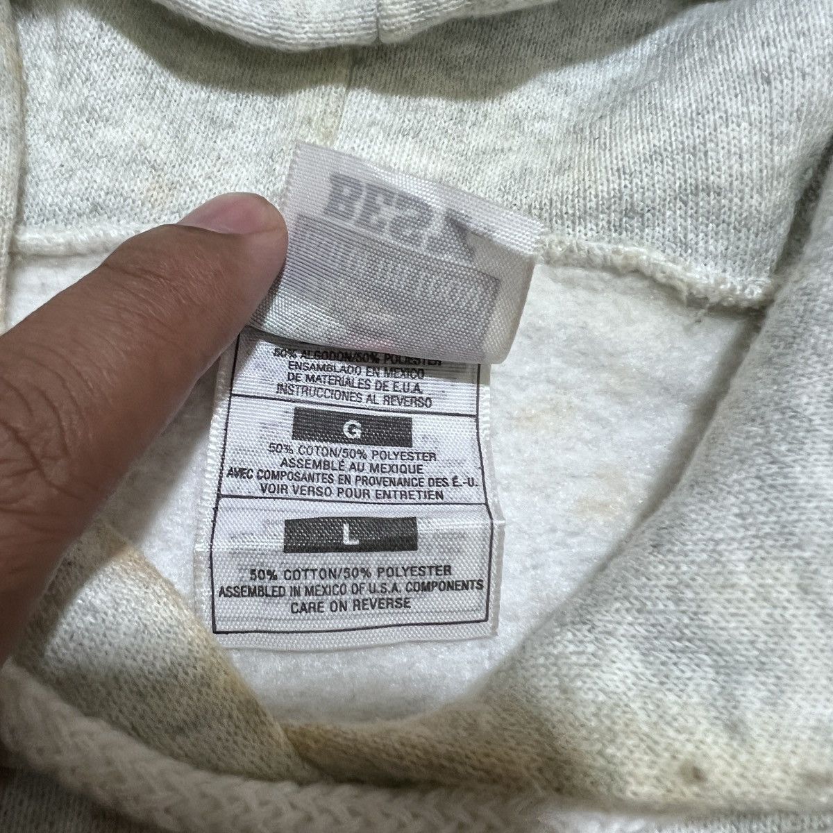 Fruit Of The Loom × Vintage Vintage Humor Joke Hoodie Size US L / EU 52-54 / 3 - 10 Thumbnail