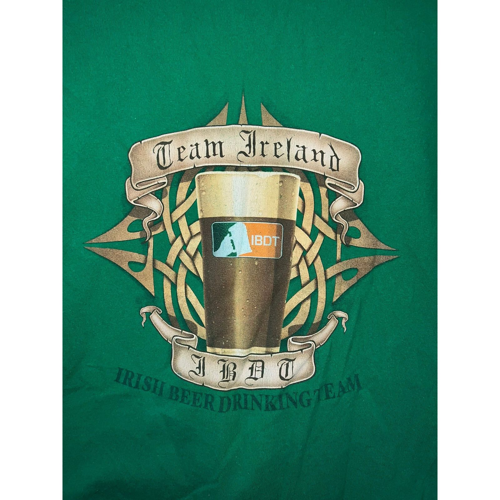 Alstyle Vintage Irish Beer Drinking Team Shirt Green Tee 2000s L Size US L / EU 52-54 / 3 - 7 Thumbnail
