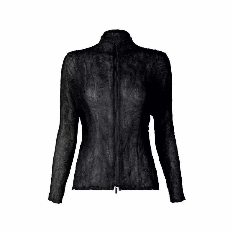 Issey Miyake Issey Miyake size:one size Black wicker cardigan Size S / US 4 / IT 40 - 1 Thumbnail