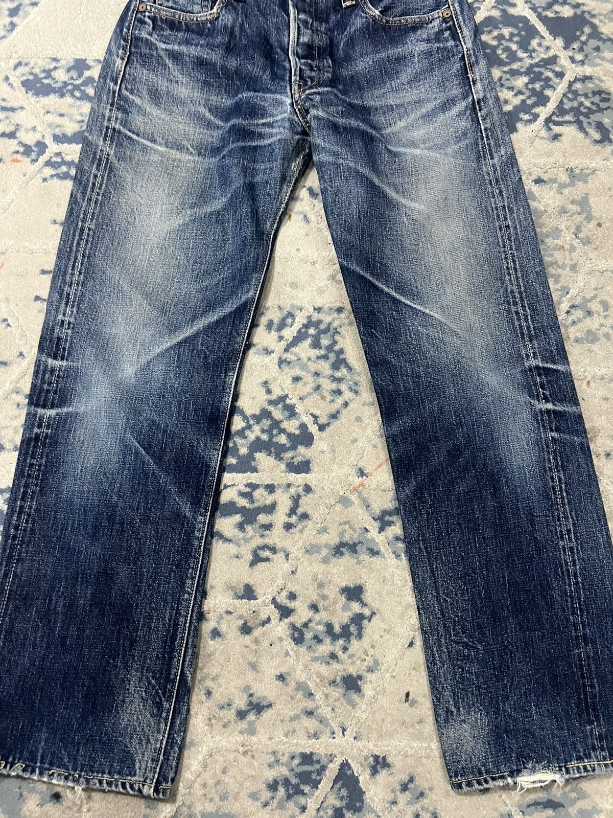 Full Count & Co. Vintage Full Count & Co Selvedge Full Print Denim Size US 30 / EU 46 - 4 Thumbnail
