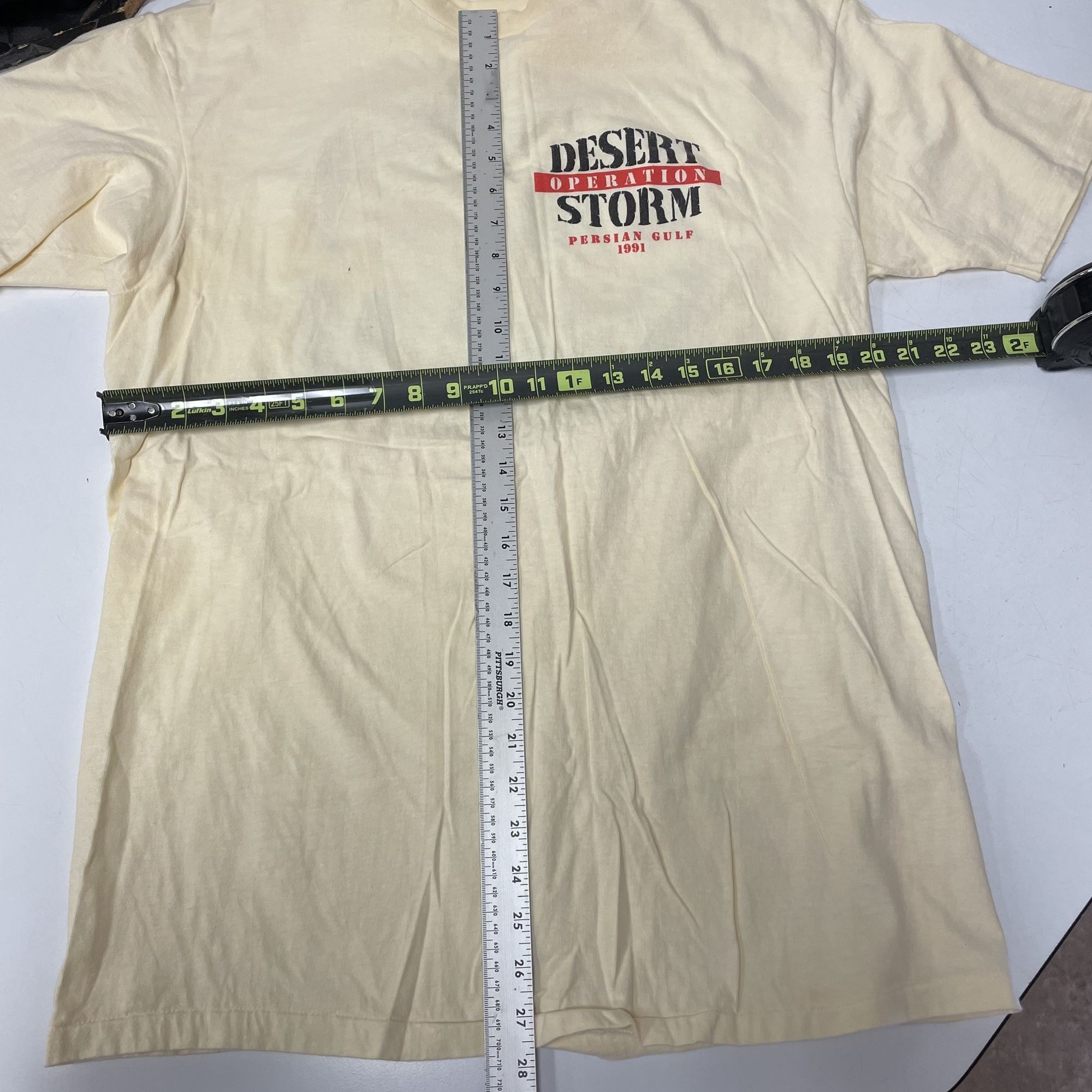 Other Vtg Hanes OPERATION DESERT STORM Persian Gulf 1991 Shirt Size US XL / EU 56 / 4 - 9 Thumbnail