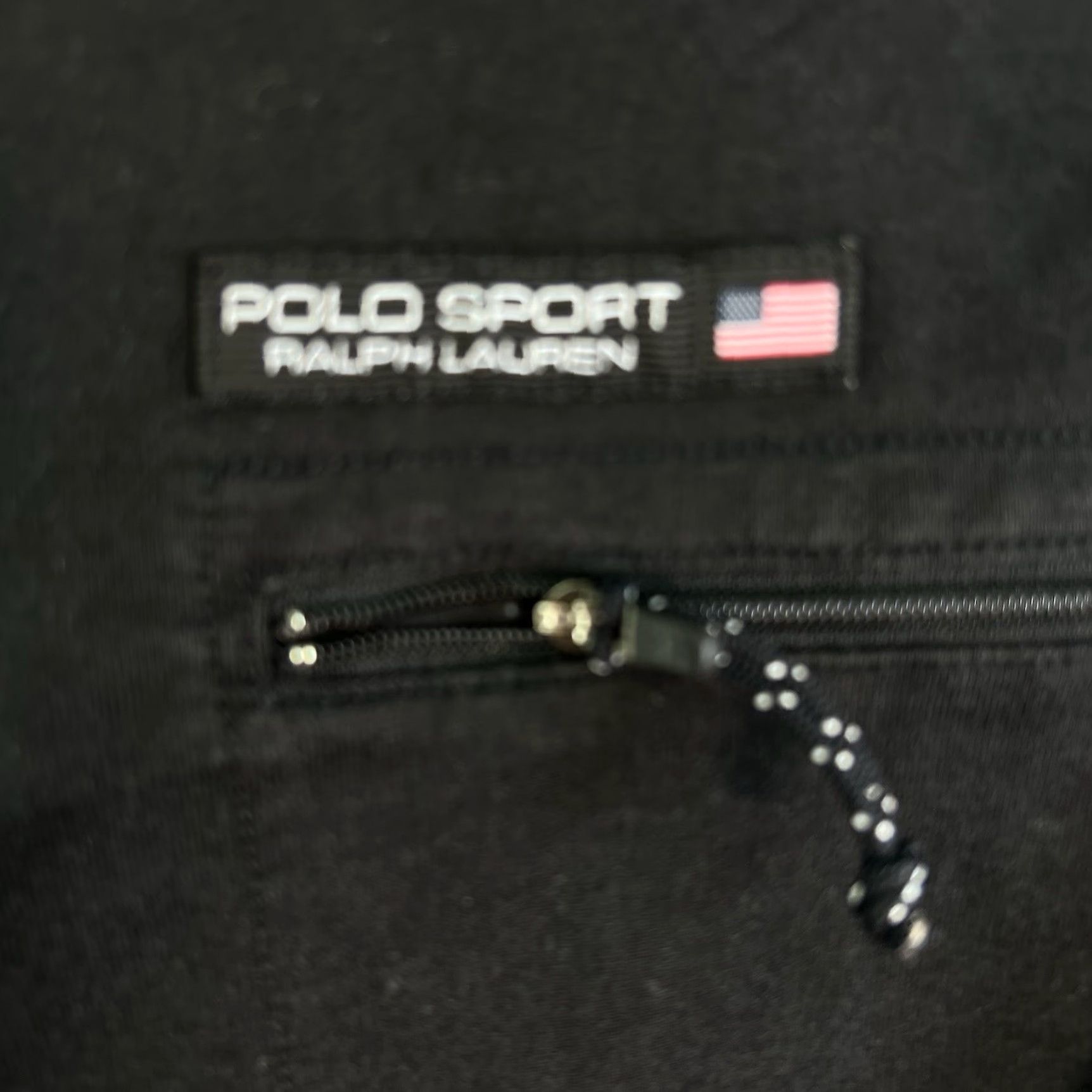 Ralph Lauren VTG Polo Ralph Lauren Sport 1/4 Zip Pullover Mens XL Black Jacket Windbreaker Casual Sports Shirt Size US XL / EU 56 / 4 - 2 Thumbnail