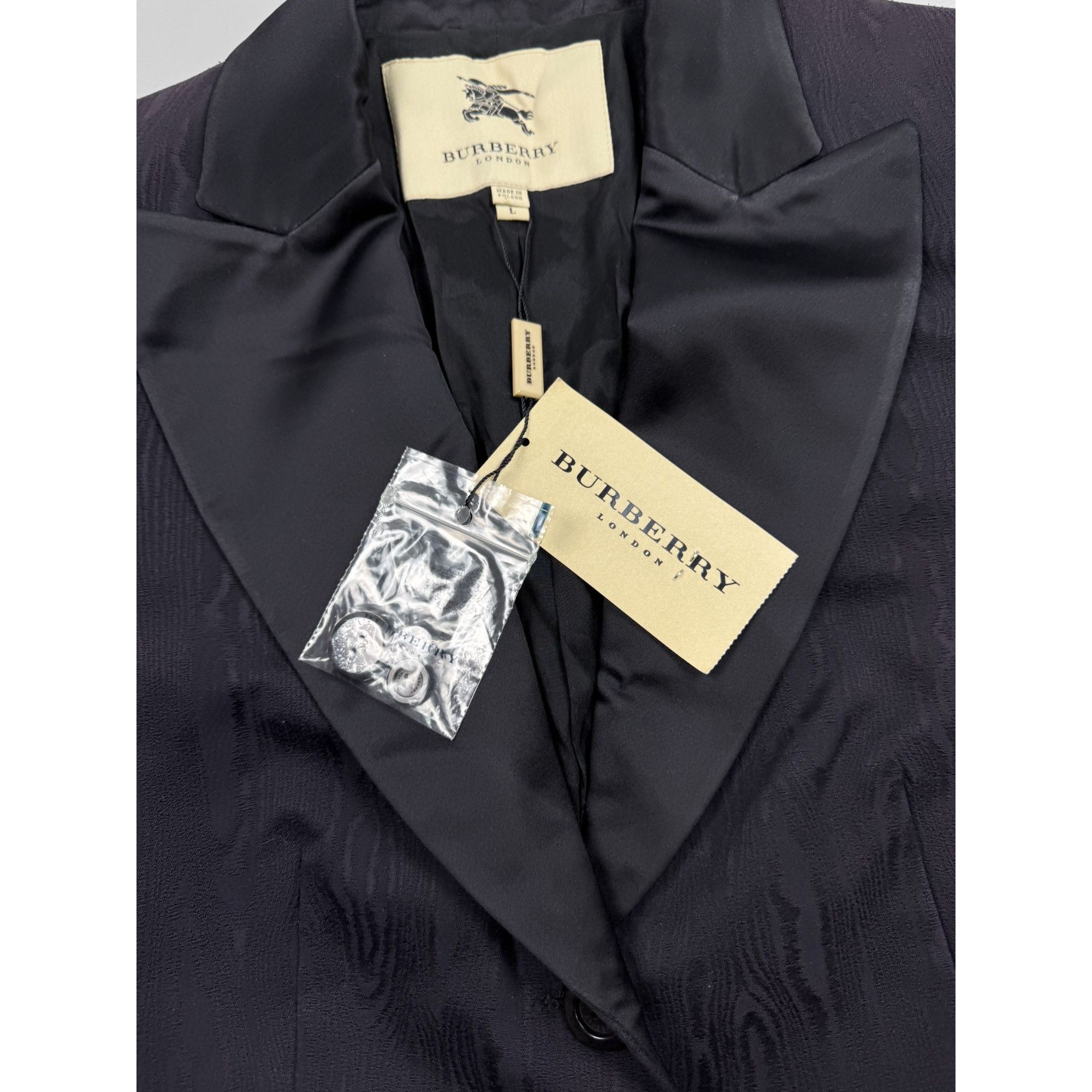 Burberry Burberry Peak Lapel 2 Button Blazer (Y1227) Size L / US 10 / IT 46 - 6 Thumbnail