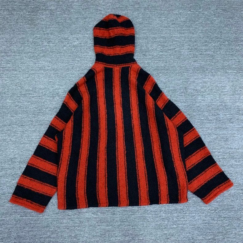 Amiri Amiri Black and red striped wool hoodie sweatshirt 2506-Nex Size US M / EU 48-50 / 2 - 2 Thumbnail