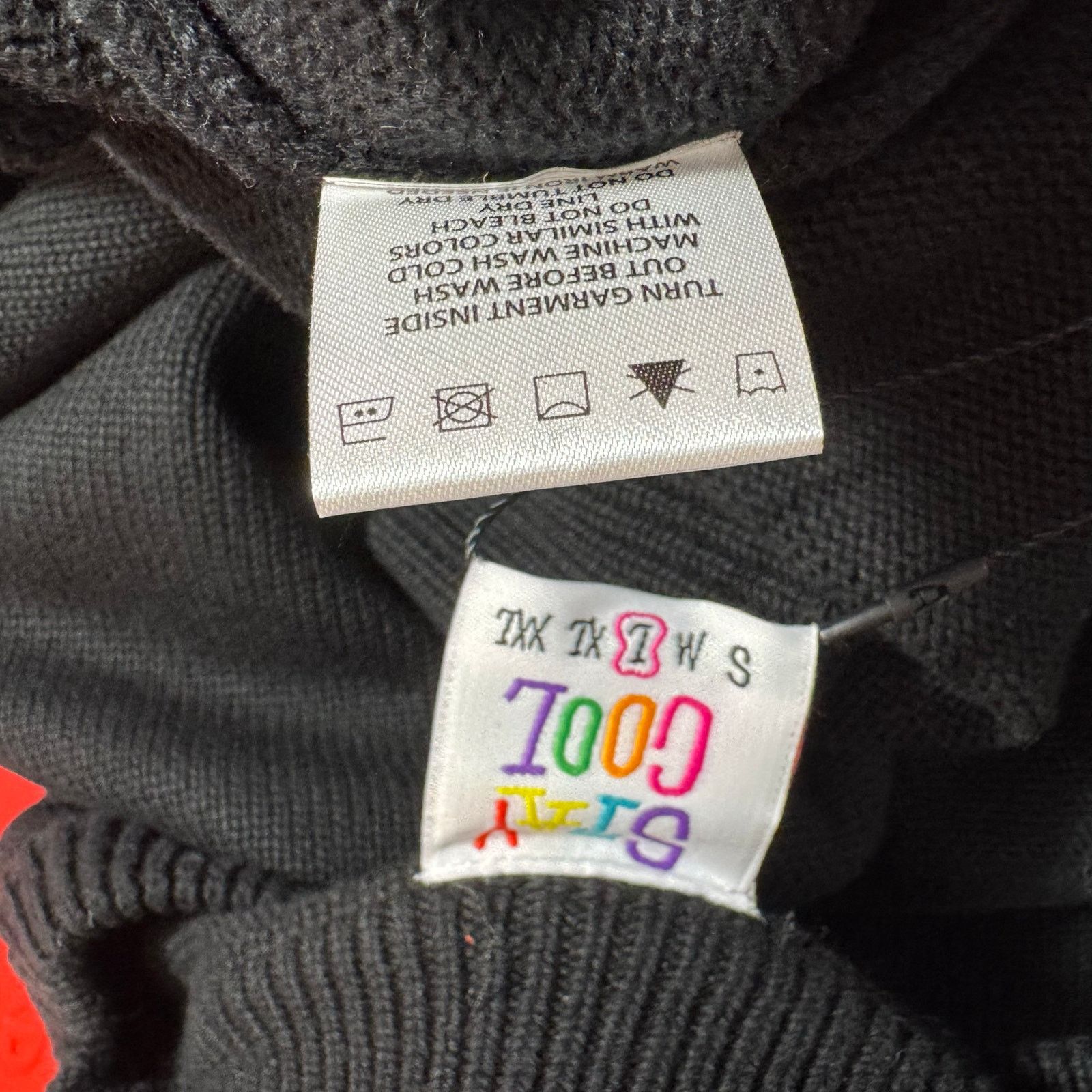 STAYCOOLNYC •NWT• STAY COOL NYC Tribal Wrap Knit Black Crewneck • Large Size US L / EU 52-54 / 3 - 12 Thumbnail