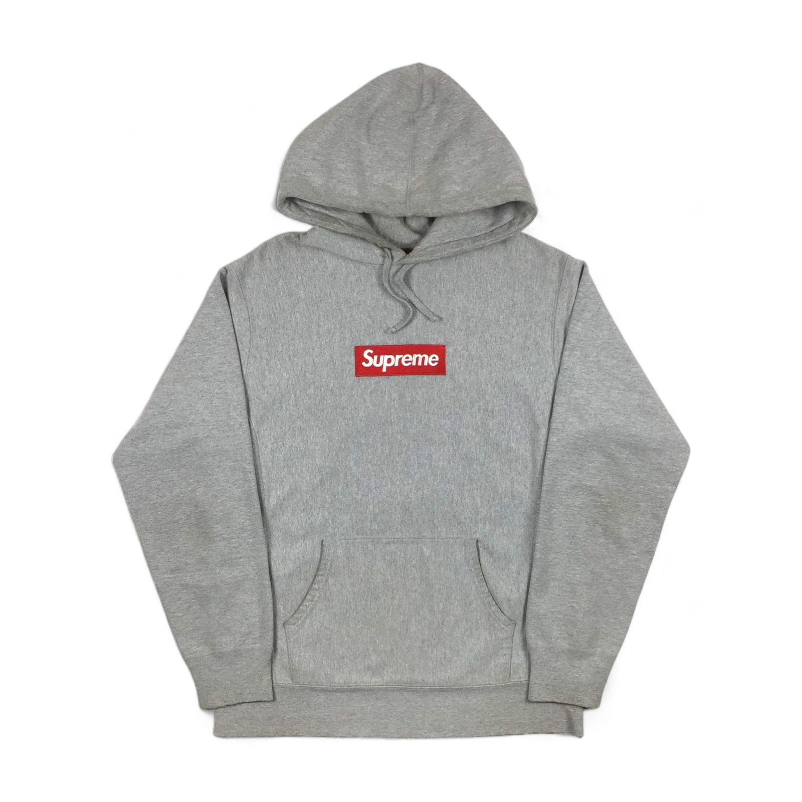 Supreme 2016 Supreme Grey Box Logo Hoodie Size US L / EU 52-54 / 3 - 1 Thumbnail