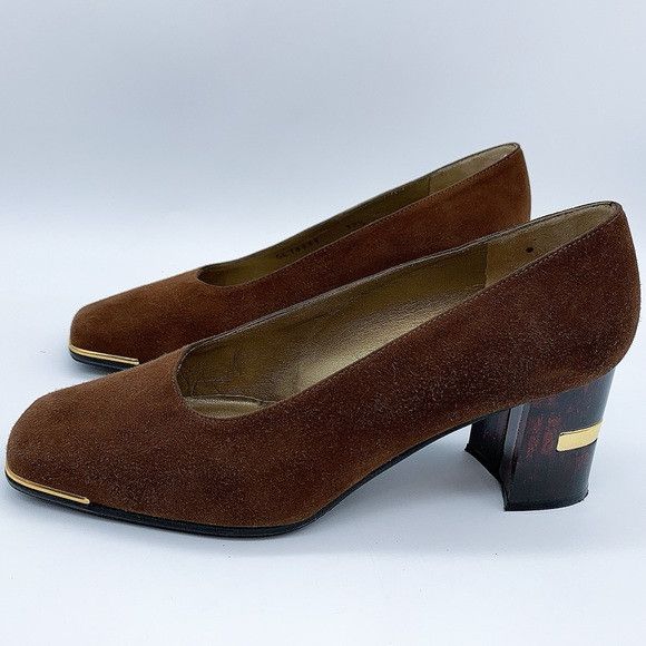 Stuart Weitzman STUART WEITZMAN Suede Leather High Heels Classic Pump Size US 7 / IT 37 - 4 Thumbnail