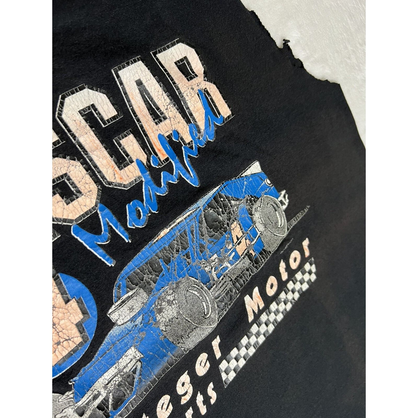 Other Vintage NASCAR Modified Cut Off Shirt Single Stitch Steger M Size US L / EU 52-54 / 3 - 10 Thumbnail