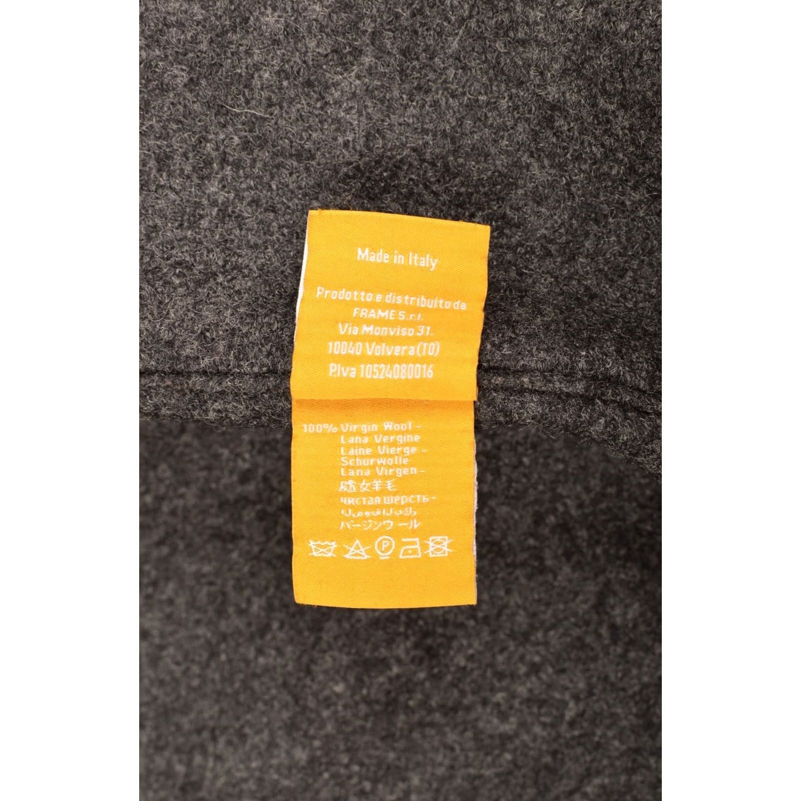 Vintage Ewooluzione Gray Virgin Wool Designer Coat Jacket, Made in Italy, Size 40, Women, Wool Coat, Overcoat, Gray, Designer, 90s-like? Size S / US 4 / IT 40 - 7 Thumbnail