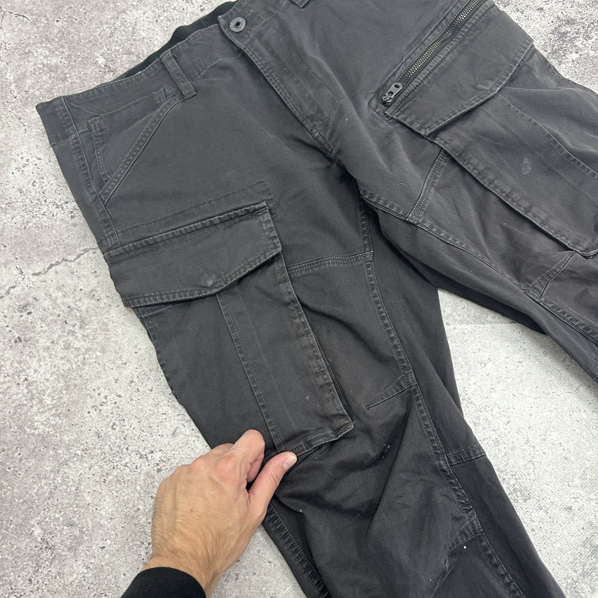 G-Star Vintage 00s GStar Raw washed Cargo pants japanese y2k og Size US 34 / EU 50 - 7 Thumbnail