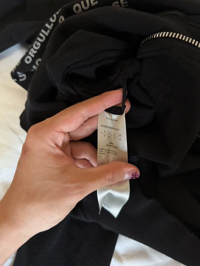 Rick Owens Rick owens Full-zip printed hoodie jacket Size US S / EU 44-46 / 1 - 6 Thumbnail