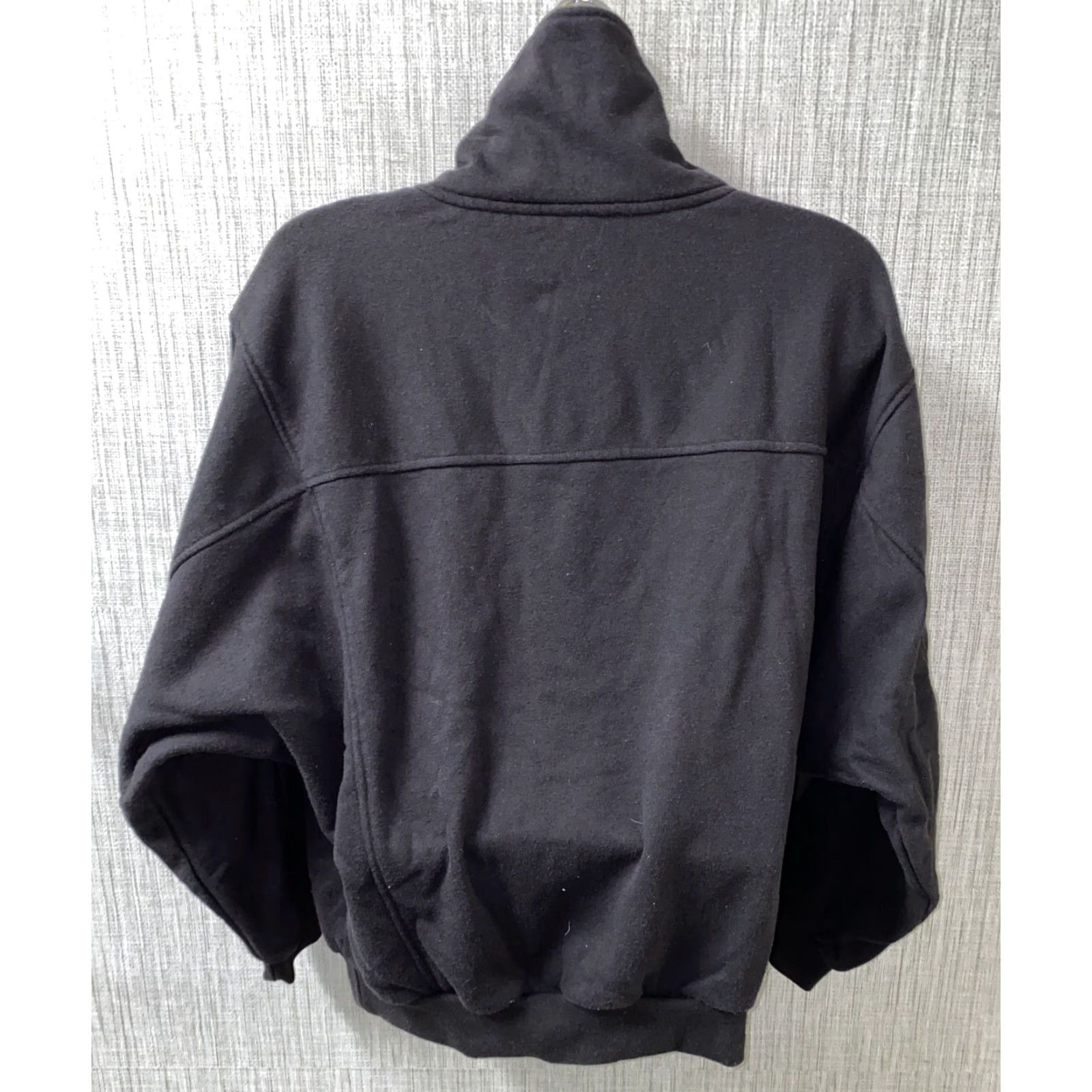 The North Face The North Face Mens Black Fleece Lined 1/2 Button Shawl Neck Jacket Size L Size US L / EU 52-54 / 3 - 4 Thumbnail