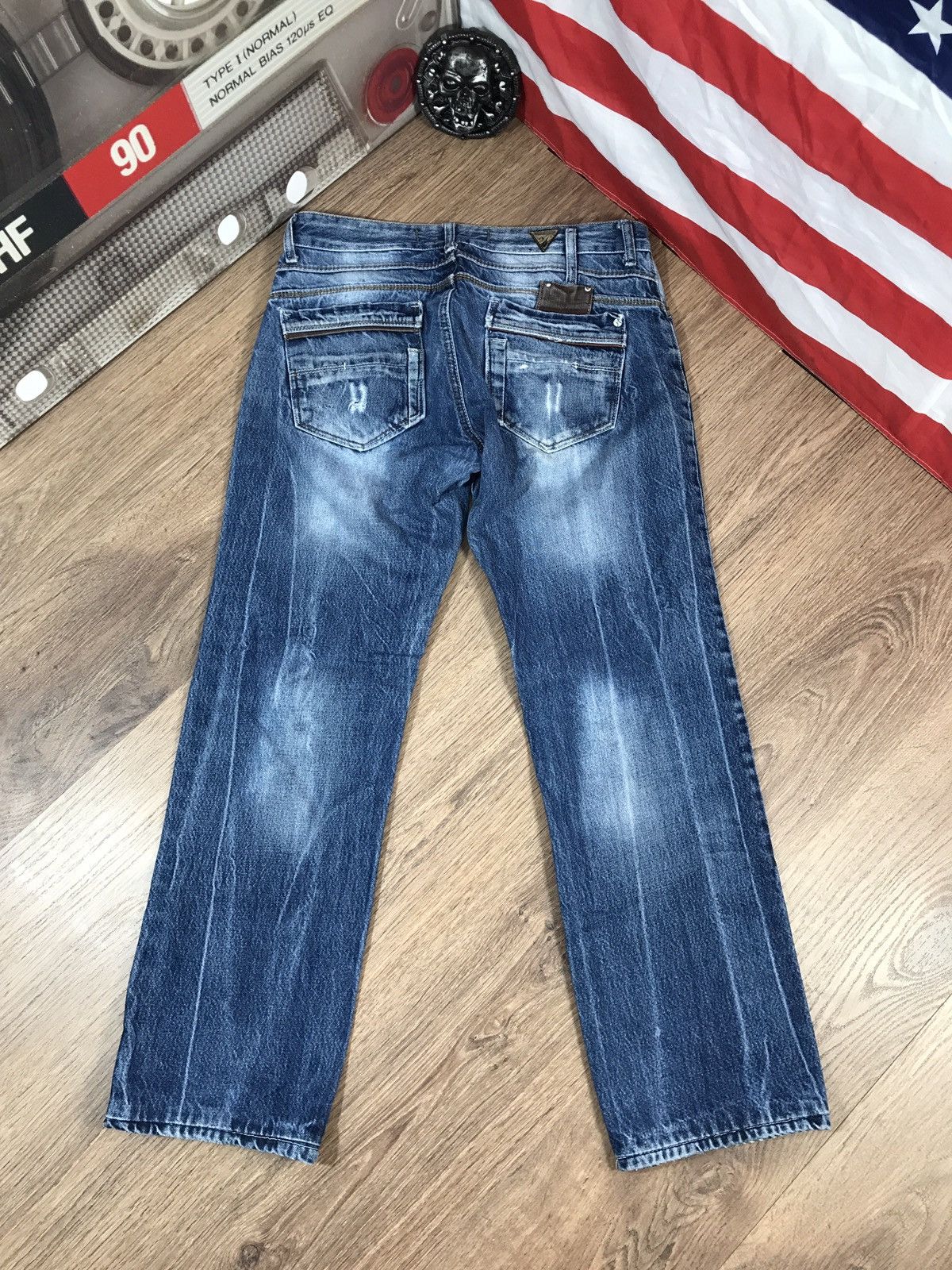 Japanese Brand × Vintage Vintage Distressed Denim Pants Size US 33 - 10 Thumbnail