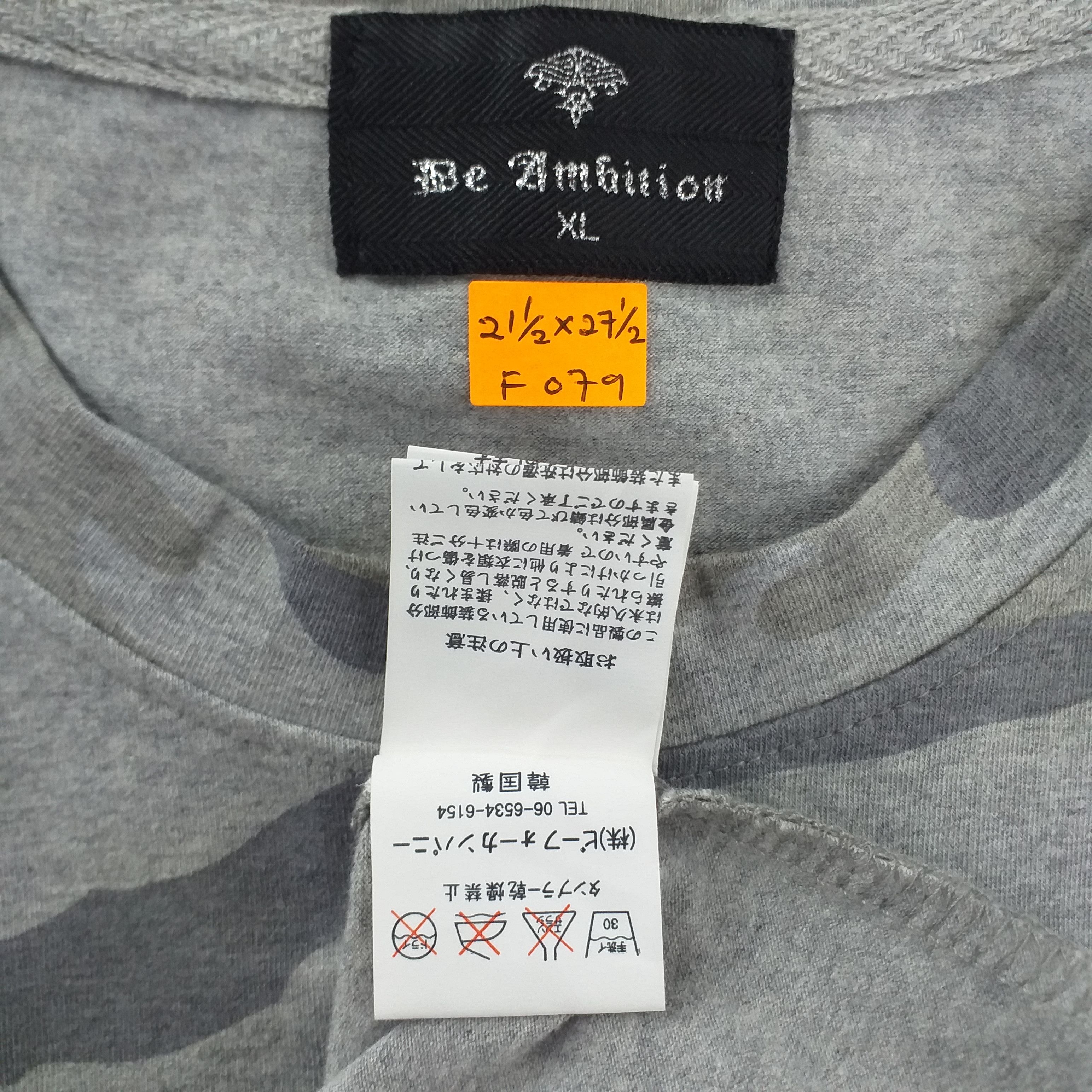 Japanese Brand Vintage Skulls Ambition Japenese Brand Large Tshirt -F079 Size US L / EU 52-54 / 3 - 5 Thumbnail
