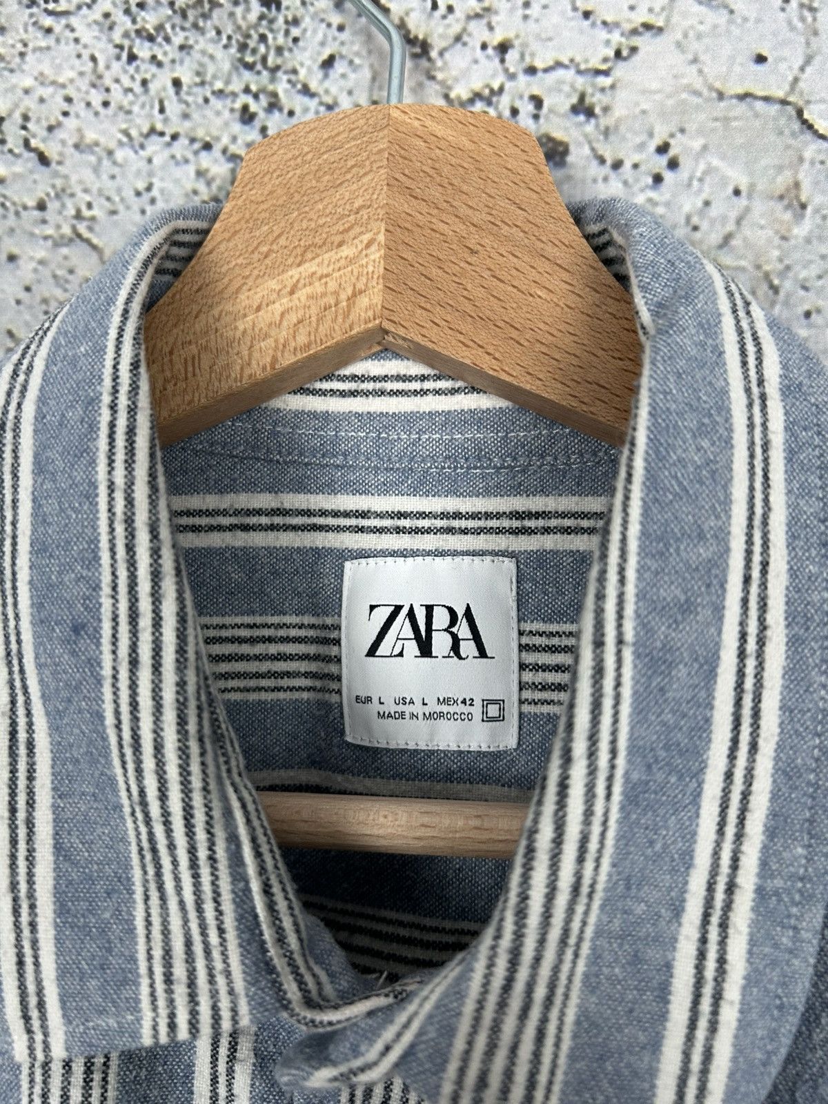 Zara Zara Stripe Shirt Streetwear Basic Classic Premium Size US L / EU 52-54 / 3 - 4 Thumbnail