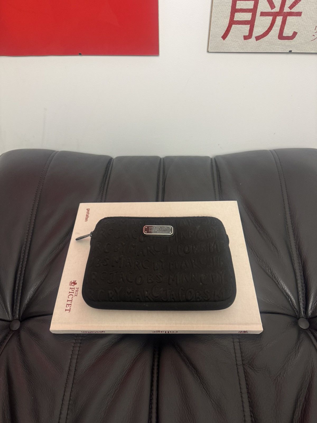 Marc Jacobs Marc Jacobs Cosmetic Pouch Case Bag Workwear Monogram Rare Size ONE SIZE - 4 Thumbnail