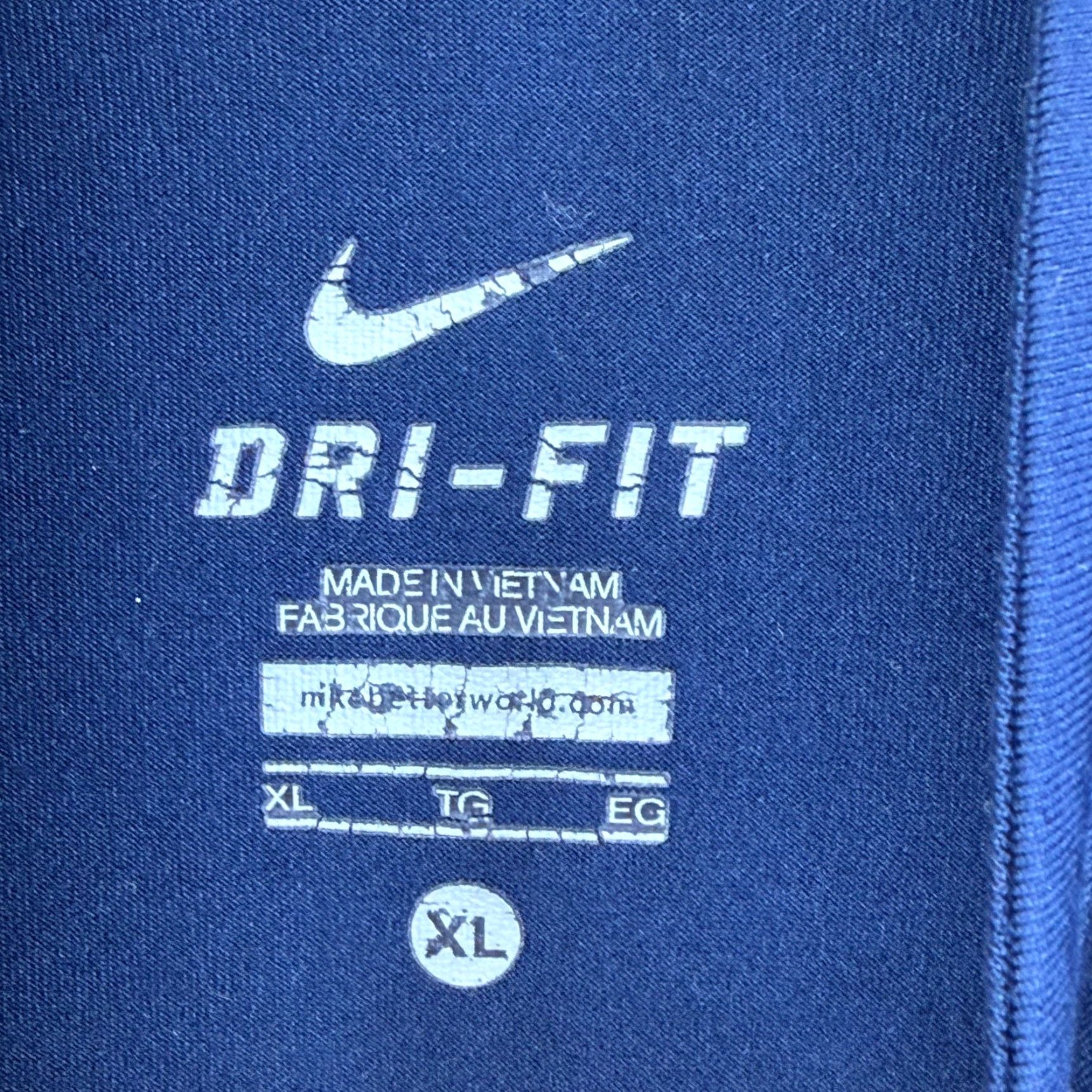 Nike Nike BYU Cougars Dri Fit Quarter Zip Pullover Shirt XL Navy Blue Size US XL / EU 56 / 4 - 7 Thumbnail