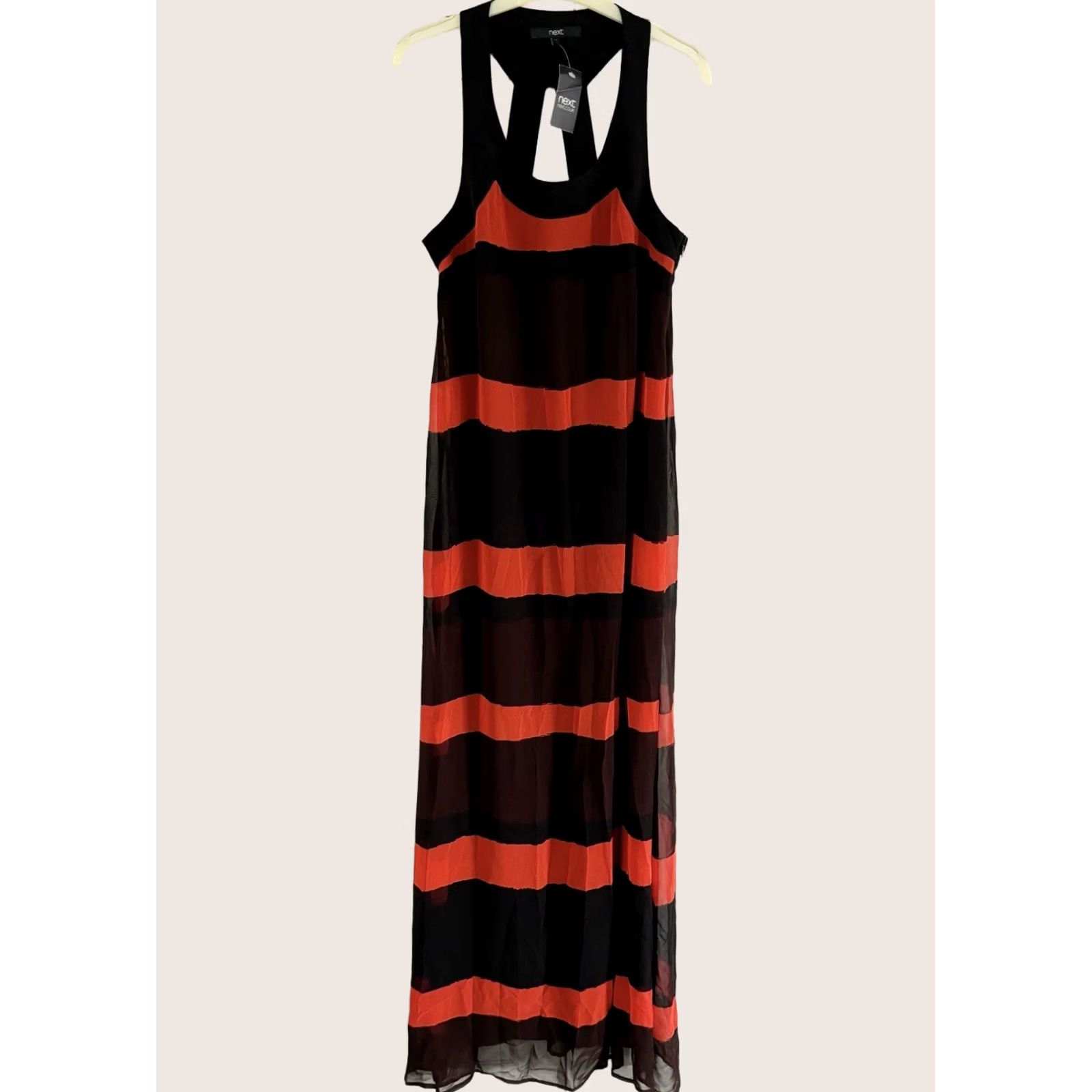 NEXT NEXT Striped Maxi Dress Women's UK 10 BNWT Summer Party Beach Casual Long Multicoloured Maxi Dress Women Size UK 10 BNWT Summer Size L / US 10 / IT 46 - 1 Thumbnail