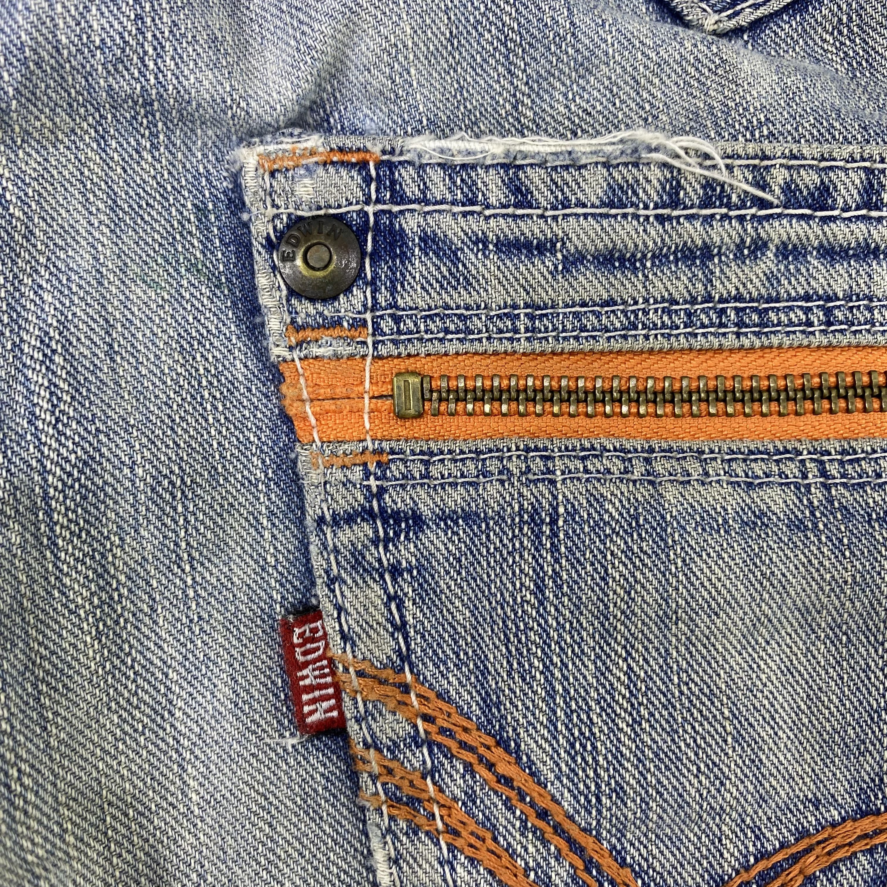 Edwin × Japanese Brand Edwin 424 XVS Straight Jeans-J1152 Size US 32 / EU 48 - 13 Thumbnail