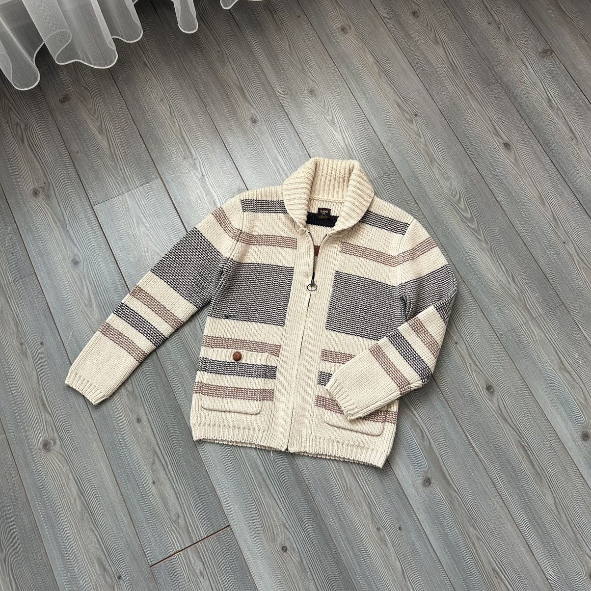 Lee Lee 101 Shawl Neck Knit Wool Cardigan M Size US M / EU 48-50 / 2 - 1 Thumbnail