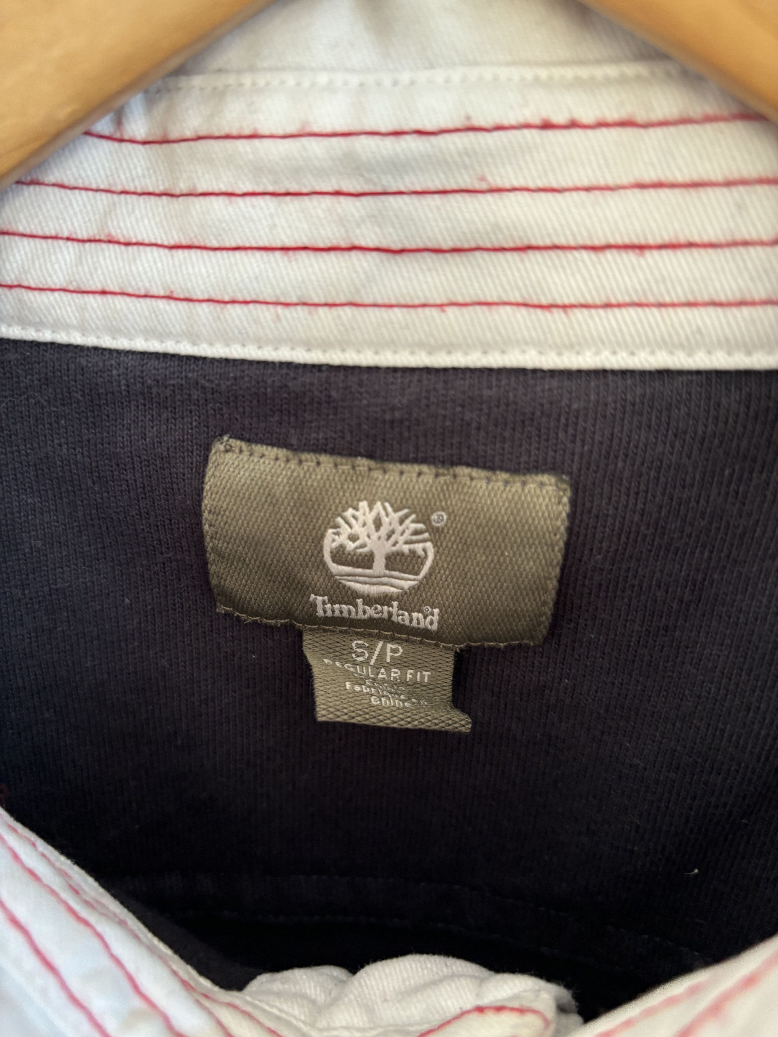 Timberland Vintage Timberland Polo Rugby Stripped Longsleeve Size US S / EU 44-46 / 1 - 7 Thumbnail