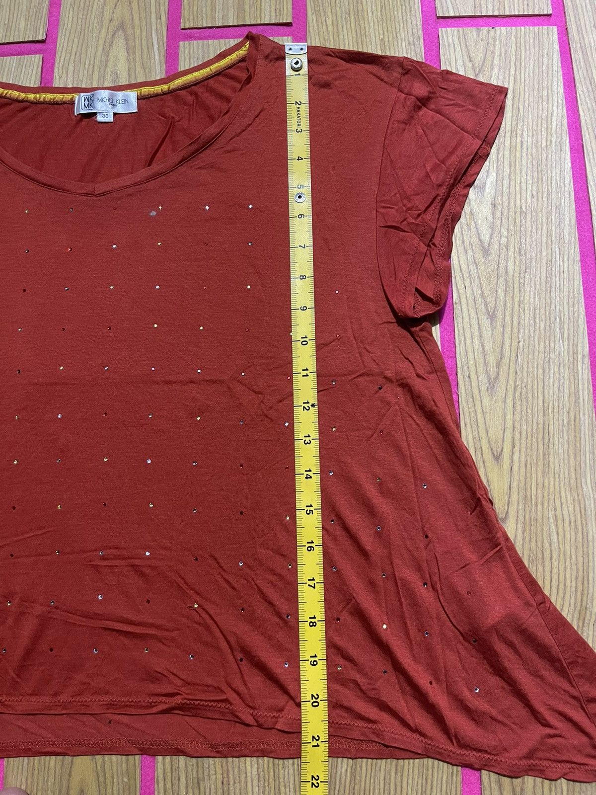 If Six Was Nine Y2K MICHEL KLEIN short sleeve tshirt beauty ifsix style Size M / US 6-8 / IT 42-44 - 9 Thumbnail