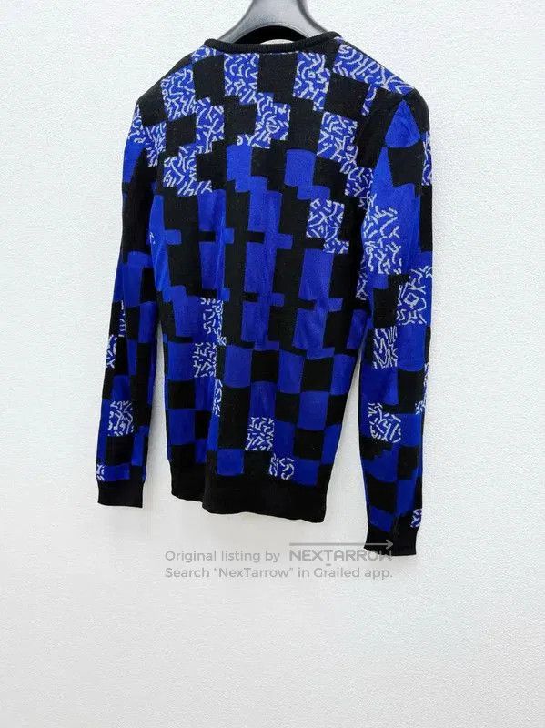 Versace Versace Men's Blue Wool Sweater Size M . Size US M / EU 48-50 / 2 - 6 Thumbnail